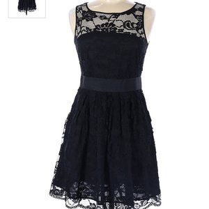 BB Dakota black lace cocktail dress